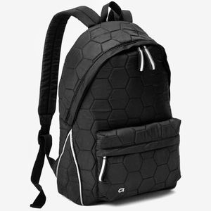 GapFit! Honeycomb Quilted Backpack in Black